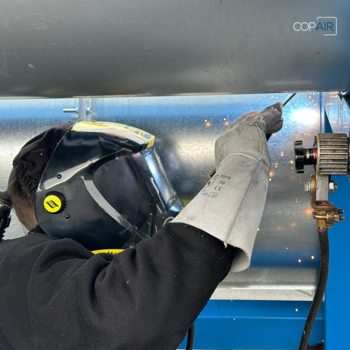 Port des protections pendant la soudure